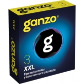Презервативы увеличенного размера Ganzo XXL - 3 шт. - Ganzo - купить с доставкой в Новокузнецке