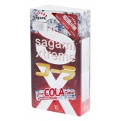 Ароматизированные презервативы Sagami Xtreme COLA - 10 шт. - Sagami - купить с доставкой в Новокузнецке