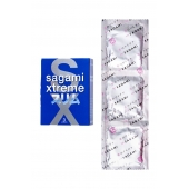 Розовые презервативы Sagami Xtreme FEEL FIT 3D - 3 шт. - Sagami - купить с доставкой в Новокузнецке