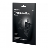 Черный мешочек для хранения игрушек Treasure Bag L - Satisfyer - купить с доставкой в Новокузнецке