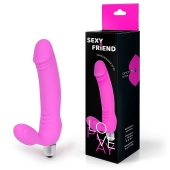 Розовый безремневой страпон Sexy Friend - 1137 - купить с доставкой в Новокузнецке