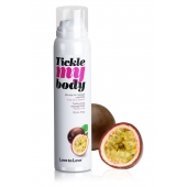Массажная хрустящая пенка Tickle my body с ароматом маракуйи - 150 мл. - Love to Love - купить с доставкой в Новокузнецке