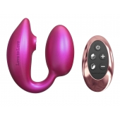 Малиновый вибратор для пар Wonderlover - Love to Love купить в Новокузнецке с доставкой в Orgasmix.ru Малиновый вибратор для пар Wonderlover - Love to Love