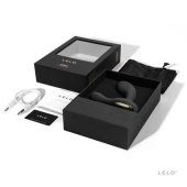 Чёрный перезаряжаемый стимулятор простаты Bruno Black - Lelo - в Новокузнецке купить с доставкой