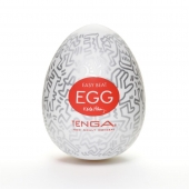 Мастурбатор-яйцо Keith Haring EGG PARTY - Tenga - в Новокузнецке купить с доставкой