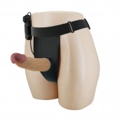 Полый вибрострапон на регулируемых трусиках Draven - 17,5 см. - Baile - купить с доставкой в Новокузнецке