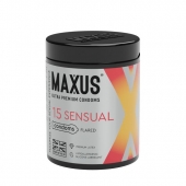 Анатомические презервативы MAXUS Sensual - 15 шт. - Maxus - купить с доставкой в Новокузнецке