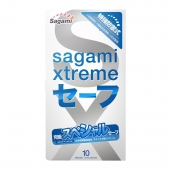 Презервативы Sagami Xtreme Ultrasafe с двойным количеством смазки - 10 шт. - Sagami - купить с доставкой в Новокузнецке