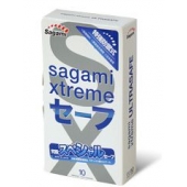 Презервативы Sagami Xtreme Ultrasafe с двойным количеством смазки - 10 шт. - Sagami - купить с доставкой в Новокузнецке