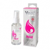 Возбуждающая силиконовая вагинальная смазка Yes Heat - 50 мл. - Sitabella - купить с доставкой в Новокузнецке