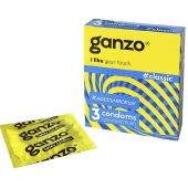 Классические презервативы с обильной смазкой Ganzo Classic - 3 шт. - Ganzo - купить с доставкой в Новокузнецке