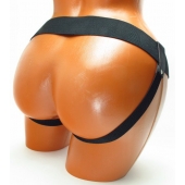 Трусики для страпона коричневого цвета - БДСМ Арсенал - купить с доставкой в Новокузнецке