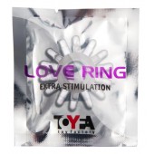 Прозрачное гелевое эрекционное кольцо с шипиками - Toyfa Basic - в Новокузнецке купить с доставкой