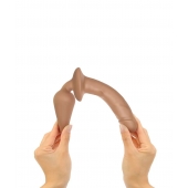 Карамельный двусторонний фаллоимитатор Switch Plug-In Realistic Size S - Strap-on-me купить с доставкой в интернет-магазине Orgasmix в Новокузнецке Карамельный двусторонний фаллоимитатор Switch Plug-In Realistic Size S - Strap-on-me