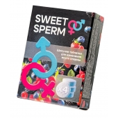 Шипучие таблетки для мужчин Sweet Sperm для изменения вкуса спермы (4 шт. по 0,5 гр.) - Капиталпродукт - купить с доставкой в Новокузнецке