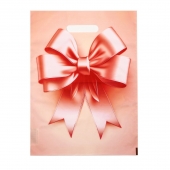 Пакет с принтом в виде банта с вырубной ручкой (30х40 см) - Сима-Ленд - купить с доставкой в Новокузнецке