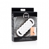 Комплект из 6 прозрачных эрекционных колец Ring Master Custom Ball Stretcher Kit - XR Brands - в Новокузнецке купить с доставкой