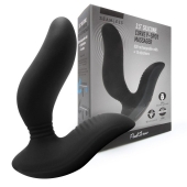 Черный вибромассажер простаты 3,5’’ Curve P-spot Massager - 12 см. - Erokay - в Новокузнецке купить с доставкой