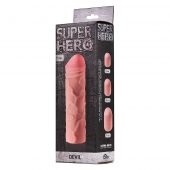 Фаллоудлинитель SUPER HERO Dewil - 17,5 см. - Lola Games - в Новокузнецке купить с доставкой