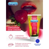 Интимная гель-смазка Shefox «Сладкая клубника» - 50 мл. - Shefox - купить с доставкой в Новокузнецке