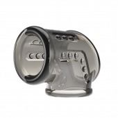 Дымчатая насадка на пенис и мошонку - Baile - в Новокузнецке купить с доставкой