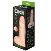 Телесный фаллоудлинитель с мошонкой Cock Next - 19 см. - LOVETOY (А-Полимер) - в Новокузнецке купить с доставкой