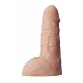 Телесный фаллоудлинитель с мошонкой Cock Next - 19 см. - LOVETOY (А-Полимер) - в Новокузнецке купить с доставкой