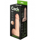 Телесный фаллоудлинитель с мошонкой Cock Next - 17 см. - LOVETOY (А-Полимер) - в Новокузнецке купить с доставкой