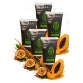 Набор из 5 съедобных лубрикантов JUJU со вкусом тропических фруктов - JuJu - купить с доставкой в Новокузнецке