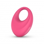 Розовое интерактивное эрекционное виброкольцо Leo - Easy toys - в Новокузнецке купить с доставкой