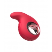 Красный клиторальный массажер с функцией постукивания - Secwell в Новокузнецке Красный клиторальный массажер с функцией постукивания - Secwell