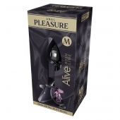 Серебристая анальная втулка Mini Metal Butt Plug Size M с розовым кристаллом - Adrien Lastic в Новокузнецке Серебристая анальная втулка Mini Metal Butt Plug Size M с розовым кристаллом - Adrien Lastic