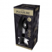 Серебристая анальная втулка с прозрачным кристаллом Mini Metal Butt Plug Size L - 9 см. - Adrien Lastic в Новокузнецке Серебристая анальная втулка с прозрачным кристаллом Mini Metal Butt Plug Size L - 9 см. - Adrien Lastic