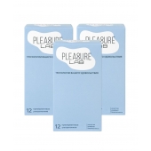 Набор из 3 упаковок ультратонких презервативов Pleasure Lab (по 12 шт.) - Pleasure Lab - купить с доставкой в Новокузнецке