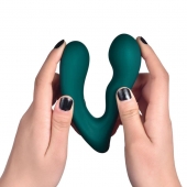 Темно-бирюзовый вибромассажер простаты Solstice X - Magic Motion - в Новокузнецке купить с доставкой Темно-бирюзовый вибромассажер простаты Solstice X - Magic Motion - в Новокузнецке купить с доставкой