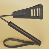 Черный кожаный стек «Сириус» - 60 см. - Sitabella - купить с доставкой в Новокузнецке