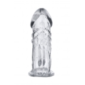 Прозрачная насадка на пенис Uco - 13 см. - A-toys - в Новокузнецке купить с доставкой