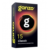 Классические презервативы с обильной смазкой Ganzo Classic - 15 шт. - Ganzo - купить с доставкой в Новокузнецке