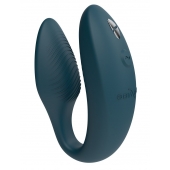 Зеленый вибратор для пар We-Vibe Sync 2 с пультом ДУ - We-vibe купить в Новокузнецке с доставкой в Orgasmix.ru Зеленый вибратор для пар We-Vibe Sync 2 с пультом ДУ - We-vibe