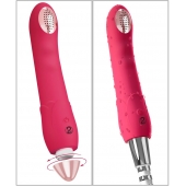 Малиновая насадка на душ с вибрацией Showers to orgasm - 20,1 см. - Orion - купить с доставкой в Новокузнецке