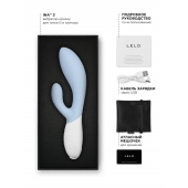 Нежно-голубой вибратор-кролик Lelo Ina 3 - 20 см. - Lelo купить в Новокузнецке с доставкой в Orgasmix.ru Нежно-голубой вибратор-кролик Lelo Ina 3 - 20 см. - Lelo