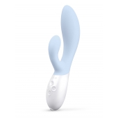Нежно-голубой вибратор-кролик Lelo Ina 3 - 20 см. - Lelo купить в Новокузнецке с доставкой в Orgasmix.ru Нежно-голубой вибратор-кролик Lelo Ina 3 - 20 см. - Lelo