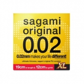 Презерватив увеличенного размера Sagami Original 0.02 XL-size - 1 шт. - Sagami - купить с доставкой в Новокузнецке