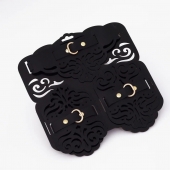 Фигурный набор для БДСМ-игр с узорами и золотистой фурнитурой - Crazy Handmade - купить с доставкой в Новокузнецке