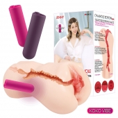 Мастурбатор-вагина с вибрацией Jenny Onahole edition 005 - KOKOS - в Новокузнецке купить с доставкой Мастурбатор-вагина с вибрацией Jenny Onahole edition 005 - KOKOS - в Новокузнецке купить с доставкой