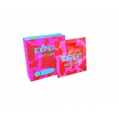 Презервативы с разогревающим эффектом Expert Hot Love - 3 шт. - Expert - купить с доставкой в Новокузнецке