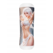 Двусторонний мастурбатор в колбе аниме - вагина и ротик - Tokyo Style - в Новокузнецке купить с доставкой Двусторонний мастурбатор в колбе аниме - вагина и ротик - Tokyo Style - в Новокузнецке купить с доставкой