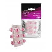 Прозрачная сквозная насадка на пенис с цветными шариками - Erowoman-Eroman - в Новокузнецке купить с доставкой Прозрачная сквозная насадка на пенис с цветными шариками - Erowoman-Eroman - в Новокузнецке купить с доставкой