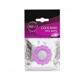 Лиловое эрекционное кольцо с 2 рядами стимулирующих шариков - Erowoman-Eroman - в Новокузнецке купить с доставкой