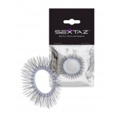 Круглое эрекционное кольцо с «ресничками» - Sextaz - в Новокузнецке купить с доставкой